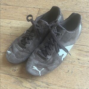 Puma Dark Brown Suede Casual Shoes Women’s 8.5